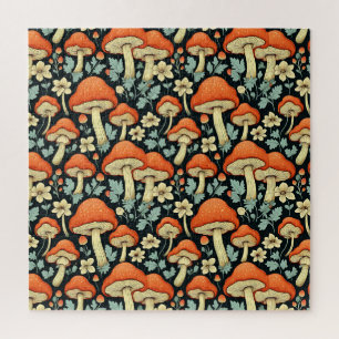 Puzzle Musgos retro Flores de cosecha imposibles