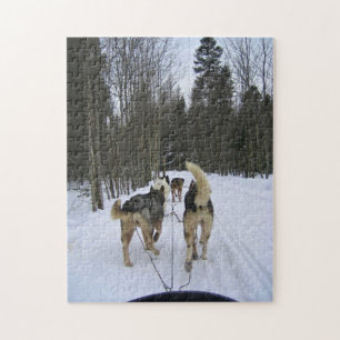 Puzzle Mushing en Quebec, Canadá