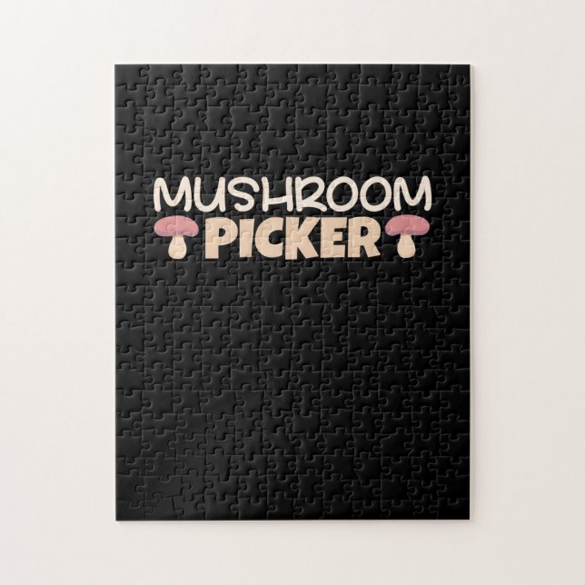 Puzzle Mushroom Pickers (Vertical)
