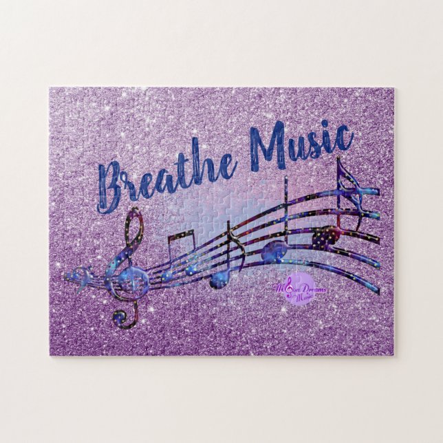 Puzzle Música Breathe - Logo musical de MoonDreams (Horizontal)