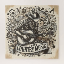 Puzzle Música de campo.