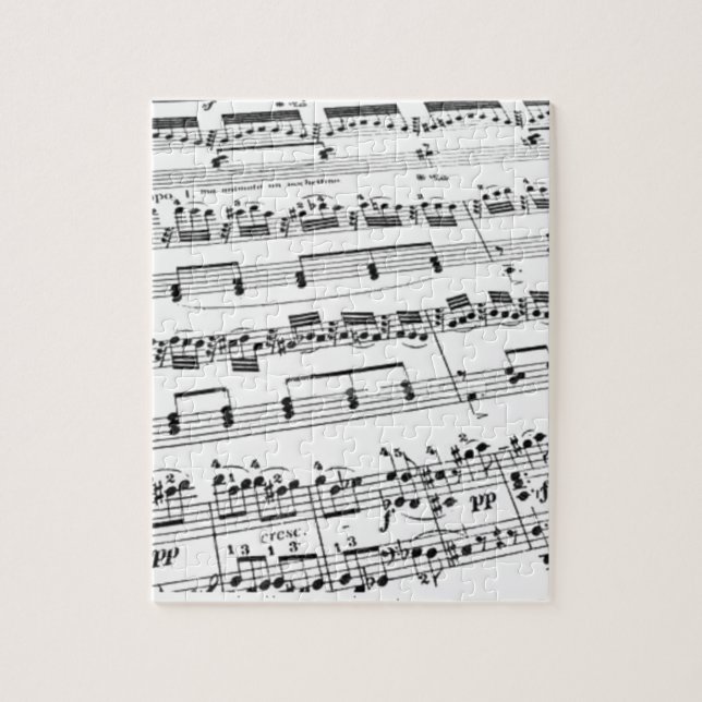 Puzzle Música de hoja (Vertical)