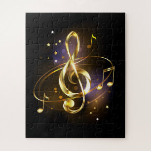 Puzzle Música de Triple Clave de Oro
