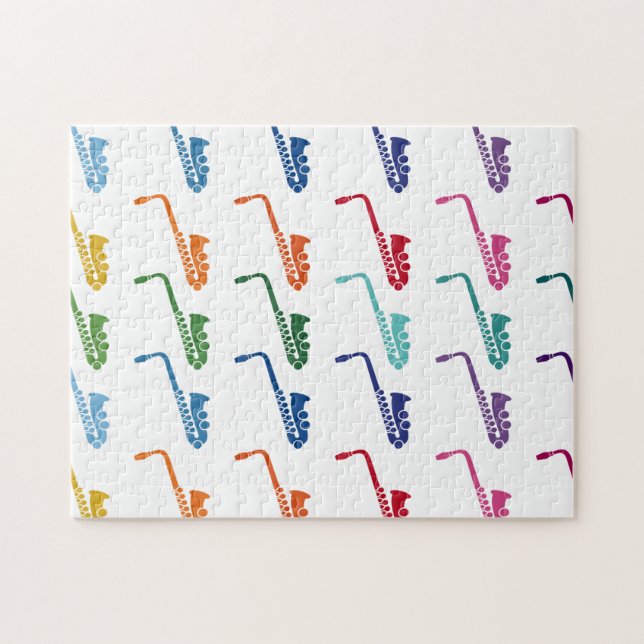 Puzzle Música Saxofón Colorous Fun Array (Horizontal)