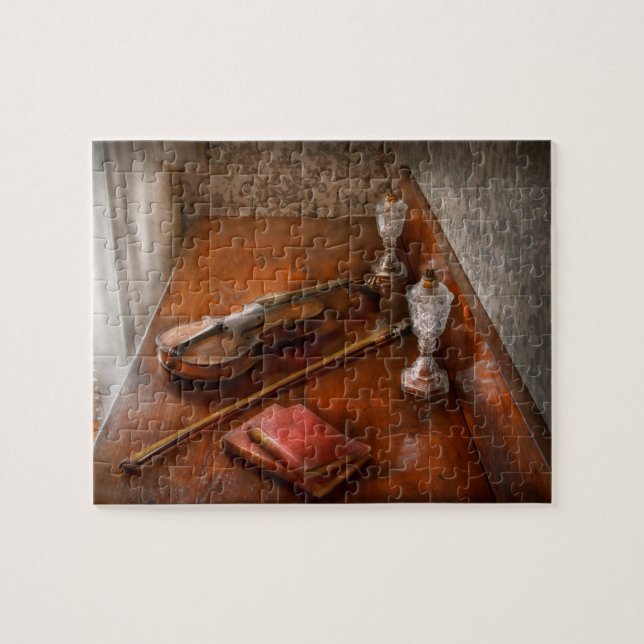 Puzzle Música - Violín - Una inversión sólida (Horizontal)