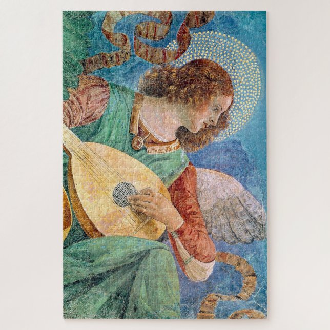 Puzzle Musical angel playing guitar (Vertical)