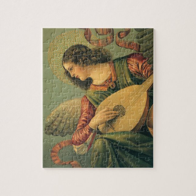 Puzzle Músico Ángel, Melozzo da Forli, arte renacentista (Vertical)