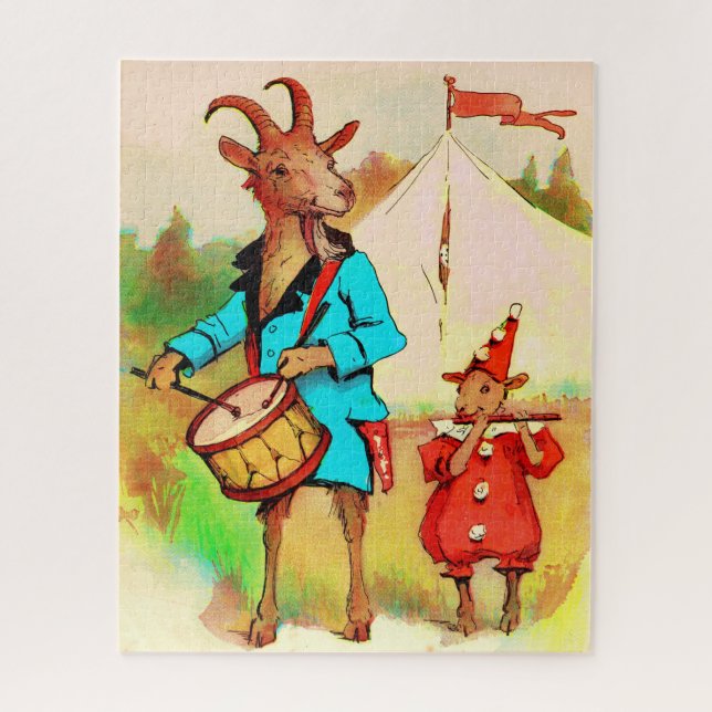 Puzzle músicos de cabras grandes (Vertical)