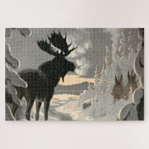 Puzzle "Muskrat Creek Visitante"