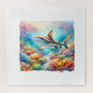 Puzzle Musola shark painting 280824AREF133 - Watercolor