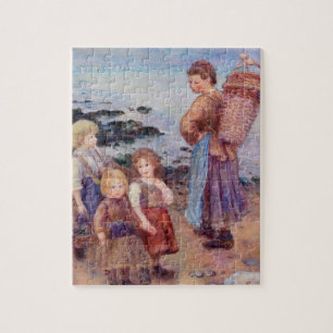 Puzzle Mussel-Fisher por pintura impresionista de Renoir