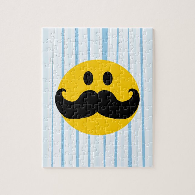 Puzzle Mustache (Vertical)