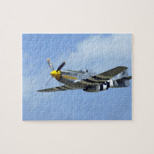 Puzzle Mustango norteamericano de P-51D, pequeño caballo