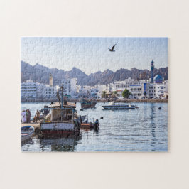 Puzzle Muttrah Fish docks - Mascate, Omán