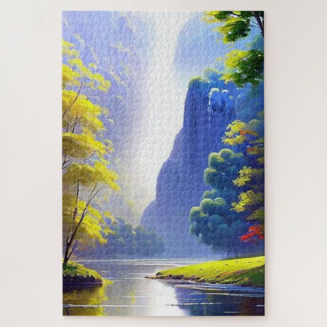 Puzzle Muy Hermoso Paintaje Natural Sereno (Vertical)
