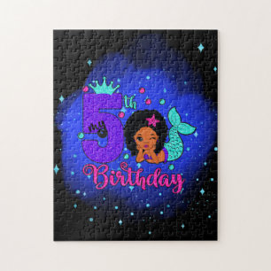 Puzzle My 5th Birthday Mermaid