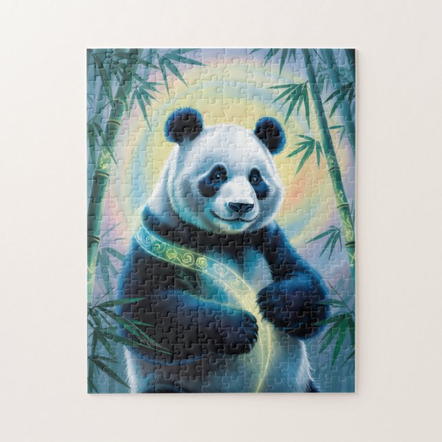 Puzzle Mystic Bamboo Panda (Vertical)
