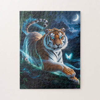 Puzzle Mystic Moonlight Tiger