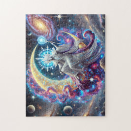 Puzzle Mystic Stargazer Celestial Moon & Galaxy