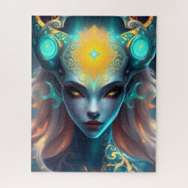 Puzzle Mystical Dark Siren Goddess 