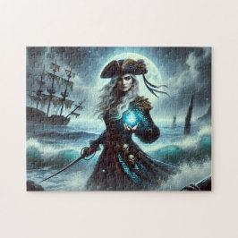 Puzzle Mystical Siren Pirate Fantasy Ocean Adventure Art