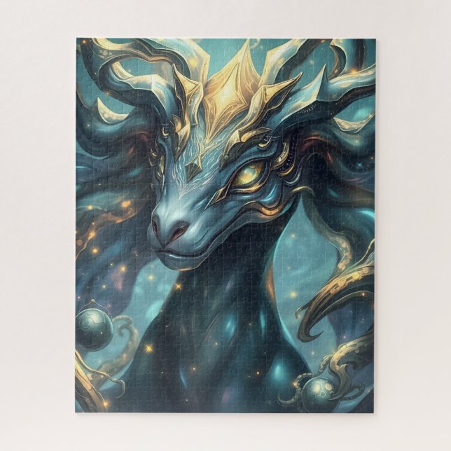 Puzzle Mythical Golden Antler Deer (Vertical)