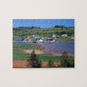 Puzzle N.A. Canadá, Isla del Príncipe Eduardo. Barcos est