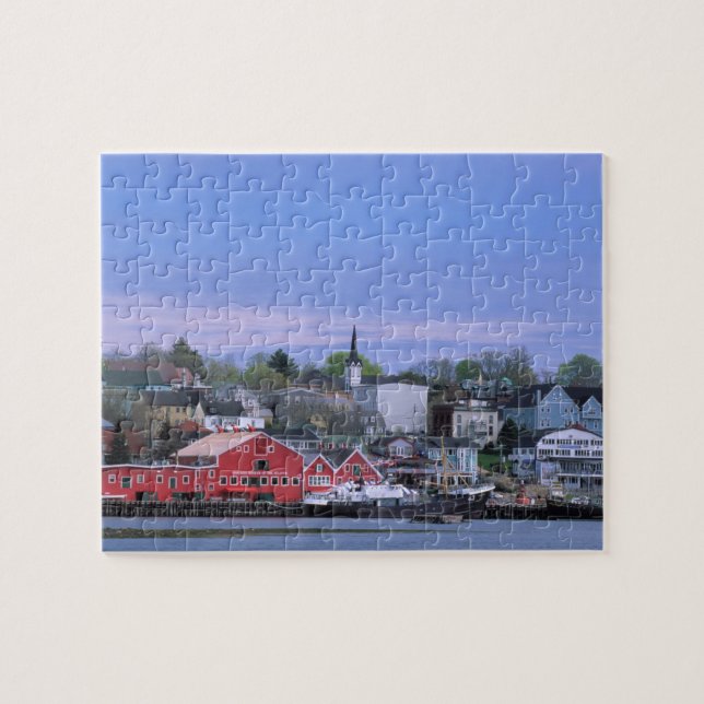 Puzzle N.A. Canadá, Nueva Escocia. Vistas a Lunenburg, un (Horizontal)