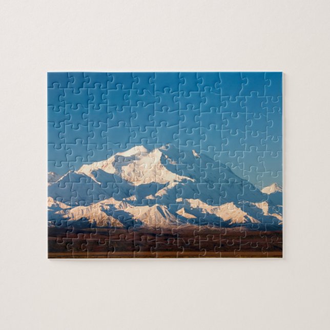 Puzzle N.A., EE.UU., Alaska.  Monte McKinley en Denali (Horizontal)