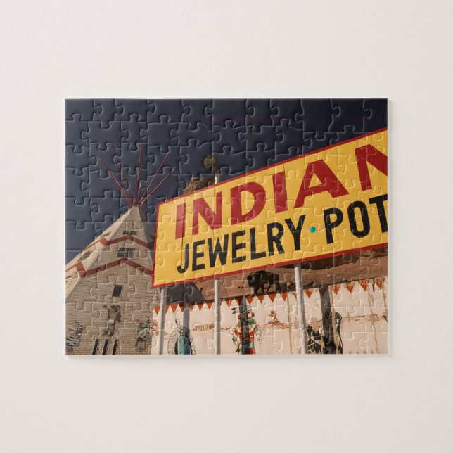 Puzzle NA, EE. UU., Arizona, Lupton Yellowhorse indio (Horizontal)