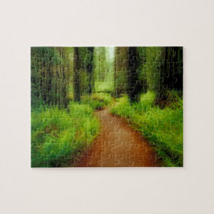 Puzzle NA, EE. UU., California, Jedediah Smith Redwoods