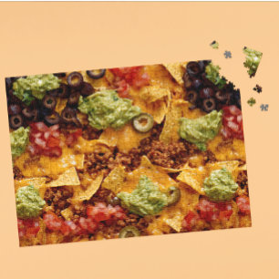 Puzzle Nachos comida mexicana