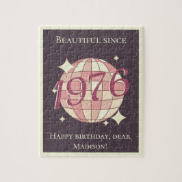 Puzzle Nacido en 1976 cumpleaños 50