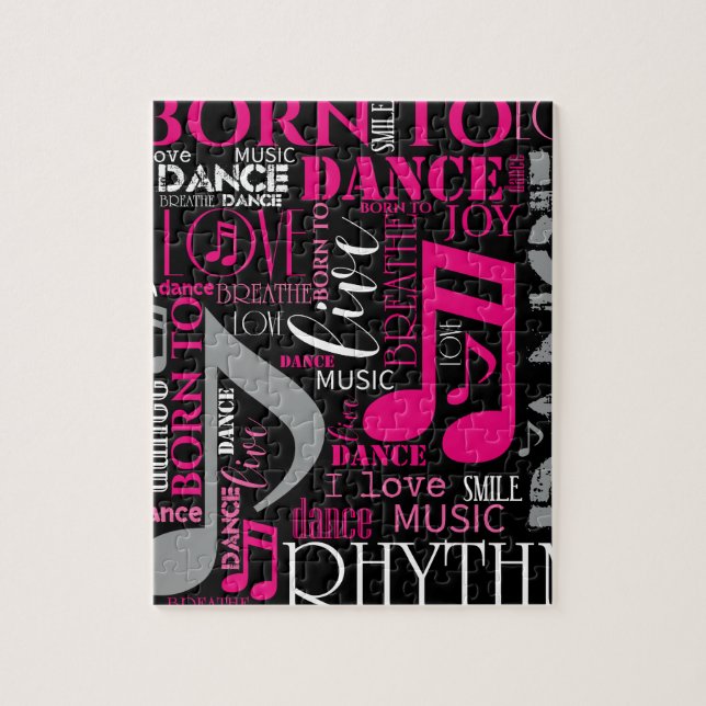 Puzzle Nacido en Dance Pink ID277 (Vertical)