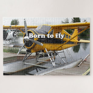 Puzzle Nacido para volar: Avión flotante de castores