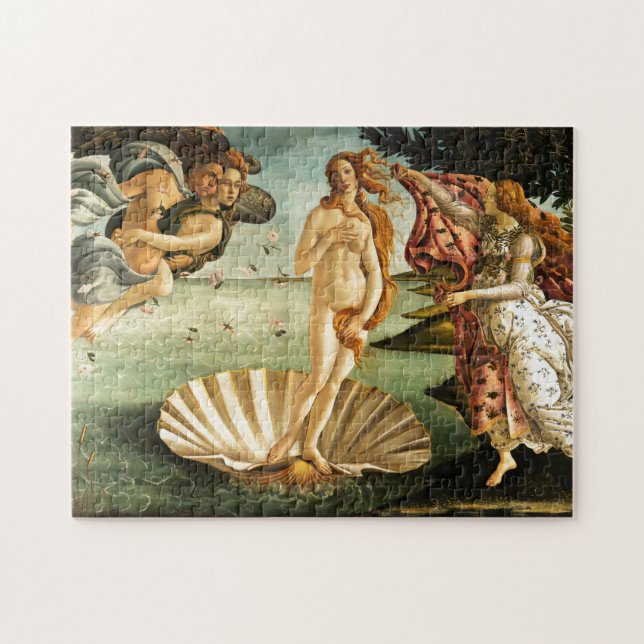 Puzzle Nacimiento Botticelli De Pintura De Arte Renacenti (Horizontal)