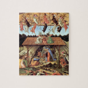 Puzzle Nacimiento de Cristo por Botticelli, Natividad de
