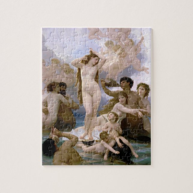 Puzzle Nacimiento de Venus por William-Adolphe Bouguereau (Vertical)