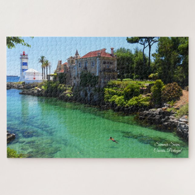 Puzzle Nadada del verano, Cascais Portugal (Horizontal)