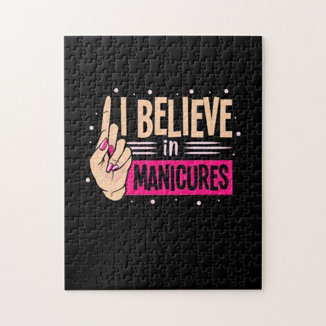 Puzzle Nail Boss Cree En Las Manicuras (Vertical)