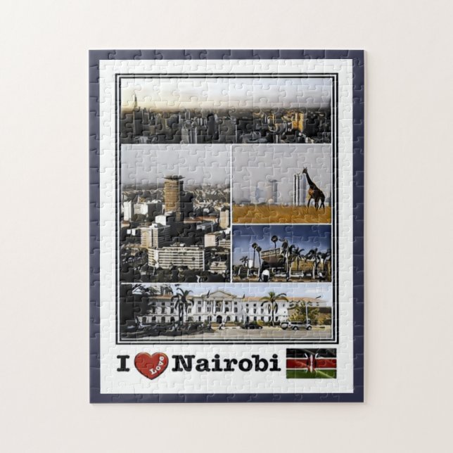 Puzzle Nairobi - Amo el Mosaico - Kenia - (Vertical)