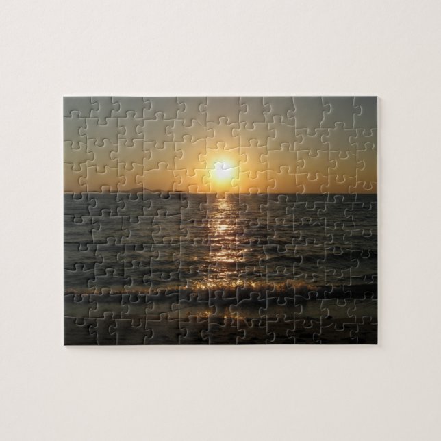 Puzzle Naklua Beach Sunset .. Pattaya, Chonburi, Tailandi (Horizontal)
