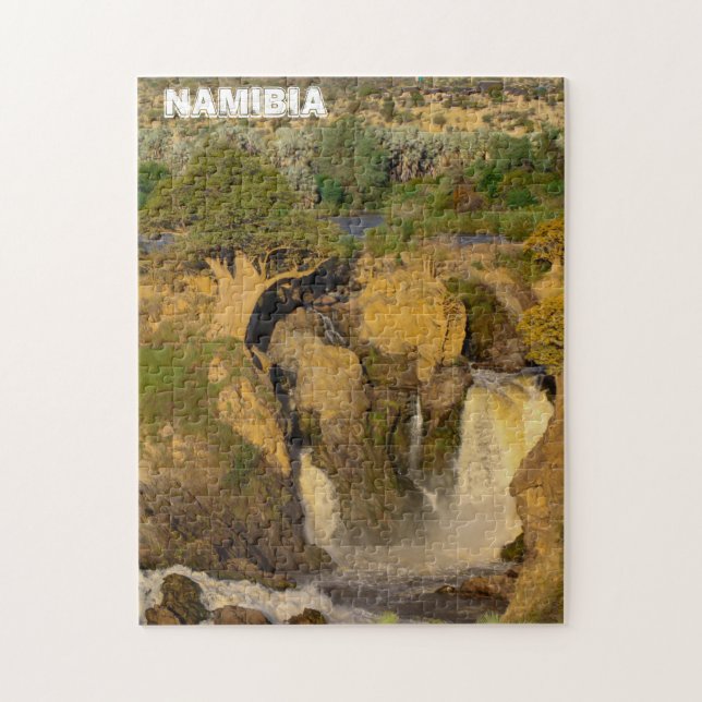 Puzzle Namibia Río Kunene Epupa Cae Paisajes Naturales (Vertical)
