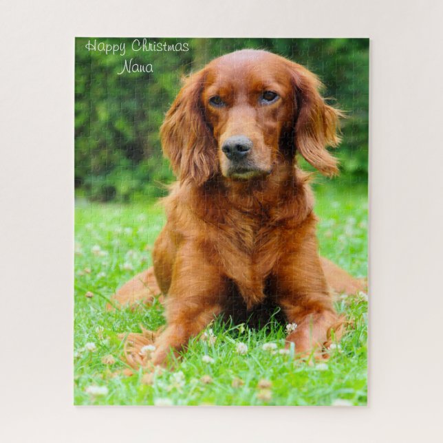Puzzle Nana de Navidad. (Vertical)