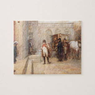 Puzzle Napoleon después de Waterloo (aceite en lona)