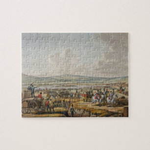 Puzzle Napoleon que visita el cerco trabaja en Danzig