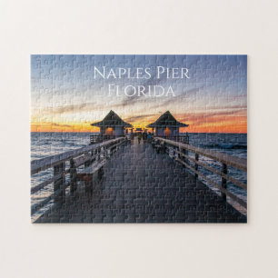 Puzzle Nápoles Pier Florida Ocean Sunset