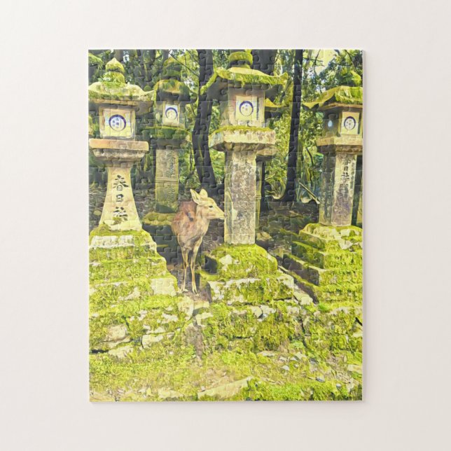 Puzzle Nara Japan cierer park print (Vertical)