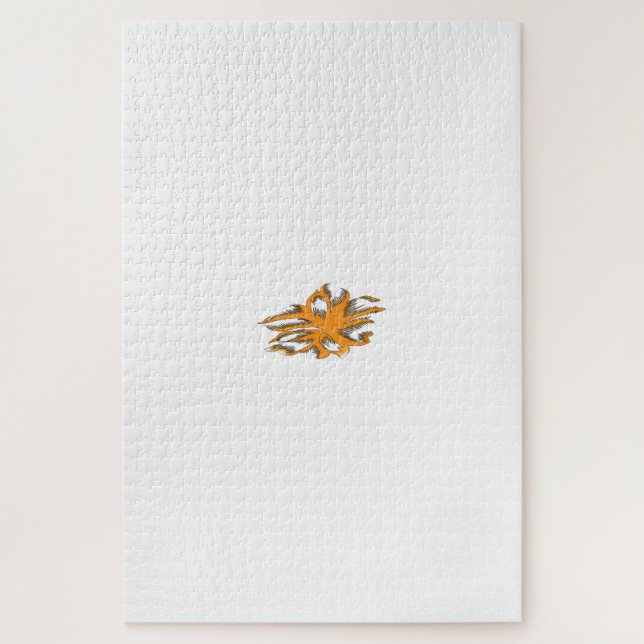 Puzzle Naranja amarillento, decorativo amarillo anaranjad (Vertical)