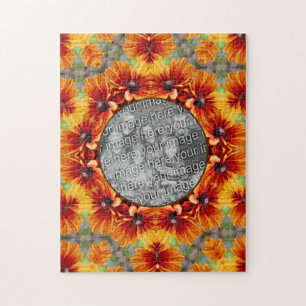 Puzzle Naranja Black Eyed Susan Daisy Añade tu foto